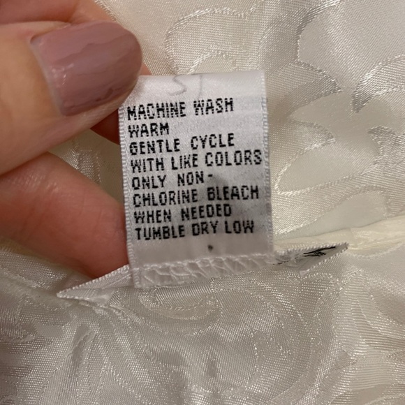 Vintage Morgan Taylor Ivory Nightgown Nightie Slip Gown - Picture 8 of 8